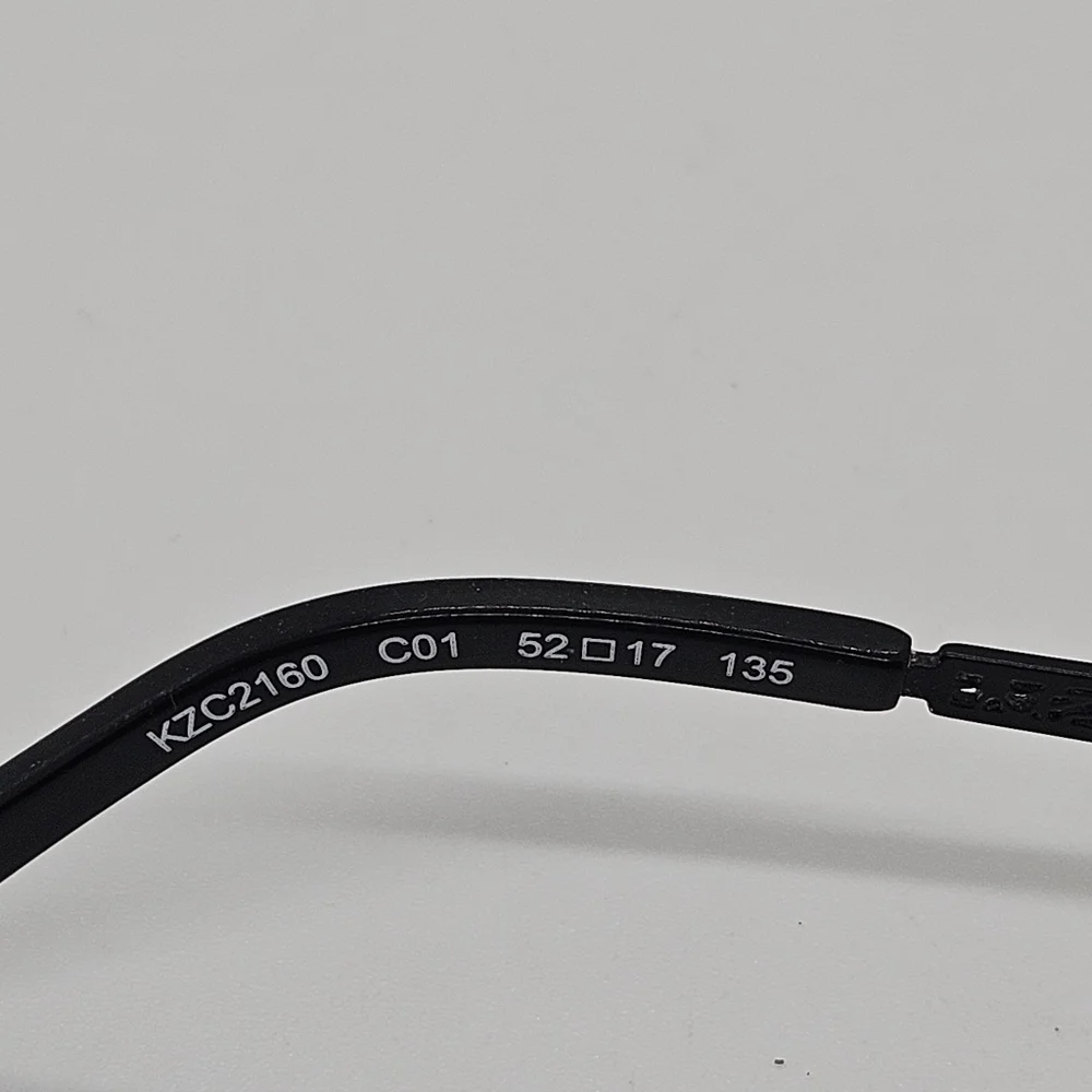 Kenzo black rectangular floral half-rim eyeglasses FOR FRAMES ONLY 52 17 135